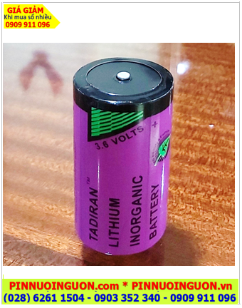 Tadiran TL-2200; Pin nuôi nguồn PLC Tadiran TL-2200 lithium 3.6v C 7200mAh chính hãng _Xuất xứ Israel